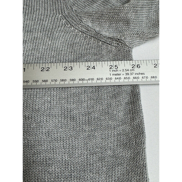 ELLA MOSS Crew Neck Long Sleeve Sweater Heather Gray Women's Size XXL - Picture 4 of 9